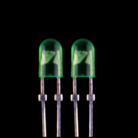 1000 pièces/sac Lentille Dôme 5MM Lampes LED DIP à trou diffusé 546 Diodes électroluminescentes Blanc/Rouge/Bleu/Jaune/Vert 5V