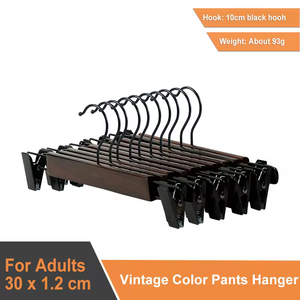 <span class=keywords><strong>Lavinia</strong></span> popolare all'ingrosso degli Stati Uniti mercato bestseller nero colore naturale tuta in metallo legno appendiabiti con logo - Product Image 6