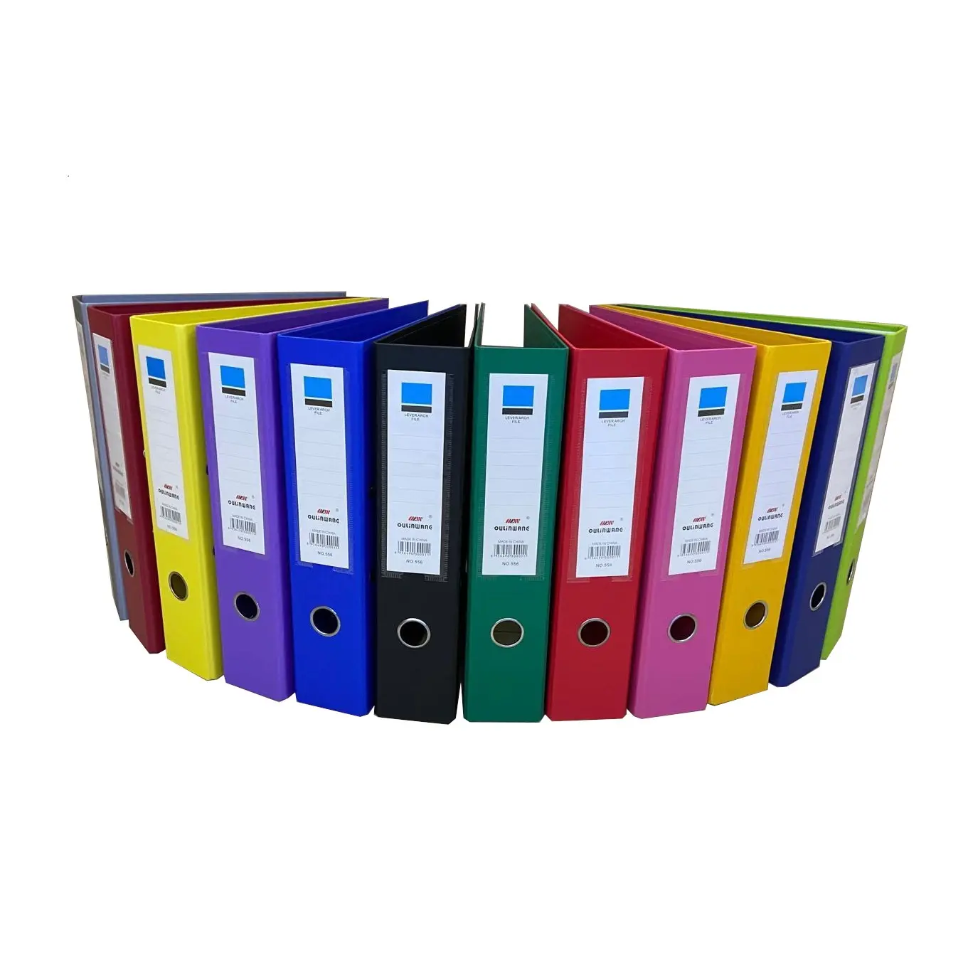 Customizable A4/FC Size 2 inch/3 inch Width Lever Arch File Folder High-quality Office Stationery