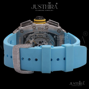 Direct Factory Supply Moissanite Diamond Quartz <b>Watch</b> Men Automatic Look Quartz Movement Stainless Steel <b>Watch</b> <b>for</b> Sale - Product Image 3