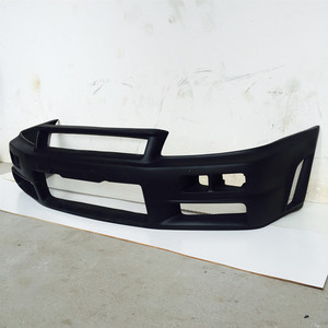 Para 1999-2002 Nissan <span class=keywords><strong>Skyline</strong></span> <span class=keywords><strong>R34</strong></span> GTR <span class=keywords><strong>Nismo</strong></span> estilo parachoques delantero fibra de vidrio - Product Image 5
