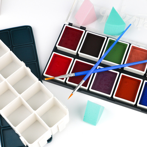 Paleta <span class=keywords><strong>de</strong></span> Maquillaje <span class=keywords><strong>Zombie</strong></span> Activada por Alcohol, Paleta <span class=keywords><strong>de</strong></span> Maquillaje Negra Activada por Alcohol, Maquillaje SFX Activado por Alcohol - Product Image 1