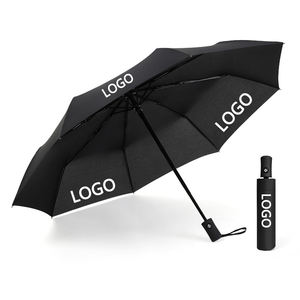 Фабричный рекламный логотип, ветрозащитный зонт для путешествий, Зонт от дождя, полностью автоматический рекламный зонт для взрослых - Product Image 1