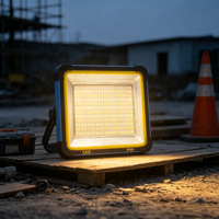 Projecteur solaire à décharge progressive 6V3W avec panneau solaire, lampe LED rechargeable pour camping extérieur et utilisation en stand