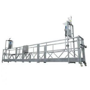 Plateforme suspendue modulaire industrielle pour travaux en hauteur sur bâtiments extérieurs, échafaudage suspendu en acier - Product Image 1