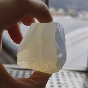 Blanco Ópalo # 001 Color Uncut Nanosital, Material Sintético Nano en Bruto, Piedras Nano para la Fabricación de Collares y Pulseras - Product Image 2