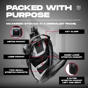 Custom logo Reflective Magnetic Gym Bag Sport Water Bottle Holder Crossbody Bag Sling Bag <b>Men</b> Organizer Sling Bag <b>Pouch</b> Sleeve - Product Image 5