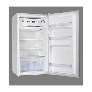ตู้เย็นขนาดเล็กในครัวเรือนพร้อมช่องแช่แข็งขนาดเล็กช่องประตูกระจกเสริมขายร้อน