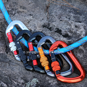 Mousqueton à visser UIAA personnalisé en usine, 30kN, pour l'alpinisme, en aluminium 7075, mousqueton à clip pour activités, crochet rapide - Product Image 6