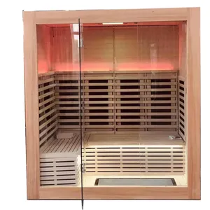 wooden far infrared foot spa tub far mid near infrared sauna triple heater sauna