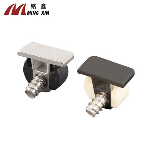 Ming Xin Minimalist 3 In 1 Board Holder Alloy <b>Plastic</b> Round <b>White</b> Nickel Black Nickel Shelf Support Connector - Product Image 1