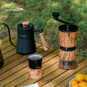 แก้วกาแฟพกพา Campout Outdoor Coffee Cup ขนาดเล็ก ทรงเอวคอด ทำจากสแตนเลส สำหรับคนรักกาแฟ - Product Image 2