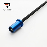 PILOT SPORTS SAM009 Barre d'haltères d'entraînement pour enfants et jeunes 2,5 kg en aluminium antidérapante ergonomique 1,2 m Mini haltères de fitness Samtek