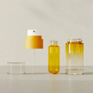 Nouvelle bouteille en verre d'emballage cosmétique de soins personnels