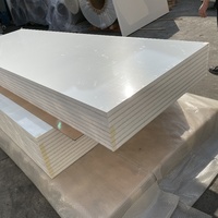 Panneaux sandwich en aluminium isolés pour chambre froide, ignifuges, écologiques, en laine de roche, EPS, PIR, polyuréthane