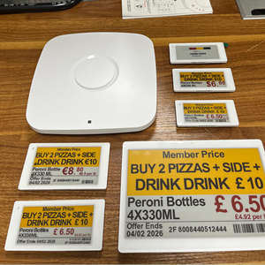 Etiquetas de precio digitales para supermercado con programa al por mayor, sistema de etiquetas electrónicas inalámbricas inteligentes ESL, etiqueta de tinta electrónica. - Product Image 6