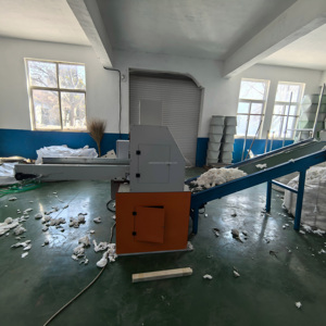 Harga pabrik blex mesin daur ulang karpet kain limbah mesin pemotong pencacah kain untuk tujuan daur ulang - Product Image 6