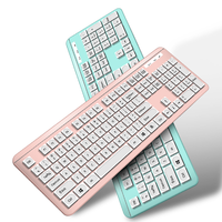 Clavier et souris sans fil 2,4 G silencieux, ultra-fin, étanche, clavier et souris de taille standard pour ordinateur portable, ordinateur de bureau, PC