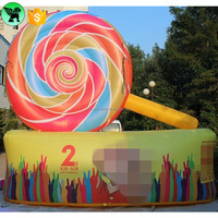 Mini sucette gonflable créative, décoration personnalisée en publicité, bonbons pour événement, A8184