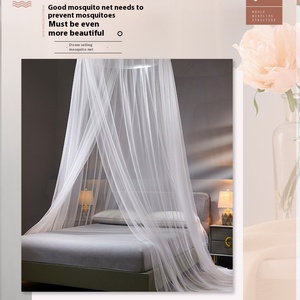 <span class=keywords><strong>Moustiquaire</strong></span> de lit double et baldaquin de lit Home Dome Princess, rideau épaissi avec cryptage - Product Image 2