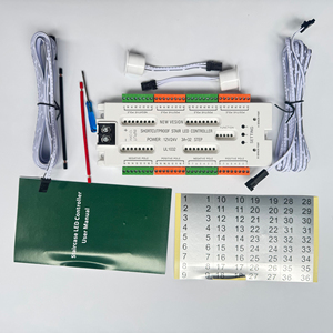 Thông minh 32 kênh <span class=keywords><strong>500</strong></span> Watt DC 12V 24V LED-2052-V2 cơ thể PIR cảm biến thông minh LED cầu thang bước điều khiển cho biệt thự khách sạn cầu thang - Product Image 4