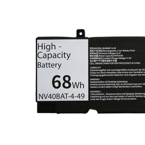 Batterie d'ordinateur portable de remplacement NV40BAT-4-49 68Wh pour Clevo Core14 et THUNDEROBOT S7-2021S7/S5 CNV4S02 - Product Image 3