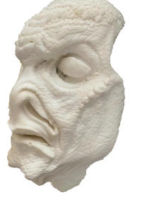 Máscara de Lagarto de Espuma de Látex y Silicona, Máscara de Maquillaje de Terror con Cicatrices y Heridas, Ideal para Películas, Fiestas y Halloween - Product Image 2