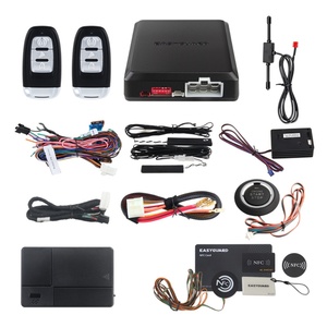 EASYGUARD Universal EC002-NFC-NS-AA PKE Car Alarm System Passive Keyless Entry & <b>Remote</b> Engine Start Push Start Button - Product Image 1