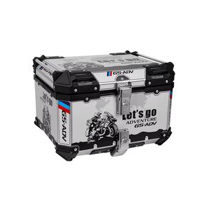 Boîtier supérieur élégant en alliage d'aluminium étanche d'une capacité de <span class=keywords><strong>45L</strong></span> pour les motos Boîtier arrière de moto étanche avec un design élégant - Product Image 4