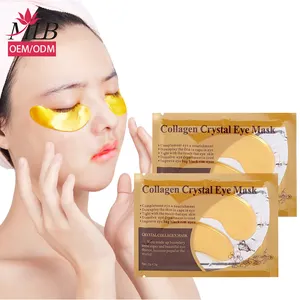 Maschera magica per cosmetici in idrogel antirughe patch per cuscinetti per gli occhi maschera per il trattamento degli occhi in gel di collagene oro 24k per occhi secchi