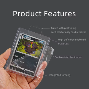 Hộp đựng thẻ ảnh Acrylic 3x4 inch, siêu trong suốt, bảo vệ thẻ bài Pokémon, thẻ bài thể thao, thẻ bài TCG - Product Image 4