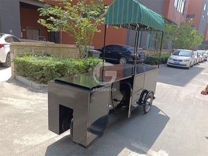 Stainless Steel Food <b>Bike</b> Cart - Product Image 4