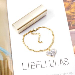 Bracelet à breloques Ason en acier inoxydable plaqué or 14 carats, collection 2020, vente en gros, tendance, pour femmes, hommes, cadeau, fête - Product Image 3