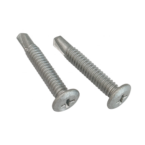 สกรูเจาะยึดตัวเอง หัวแบน ชุบกัลวาไนซ์  แบบไขว้ 3.9x30 มม. - Product Image 1