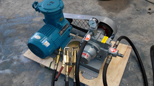 Pompe de transfert de liquide avec moteur monophasé 220V, contrôle semi-automatique avancé, trois buses de remplissage - Product Image 5