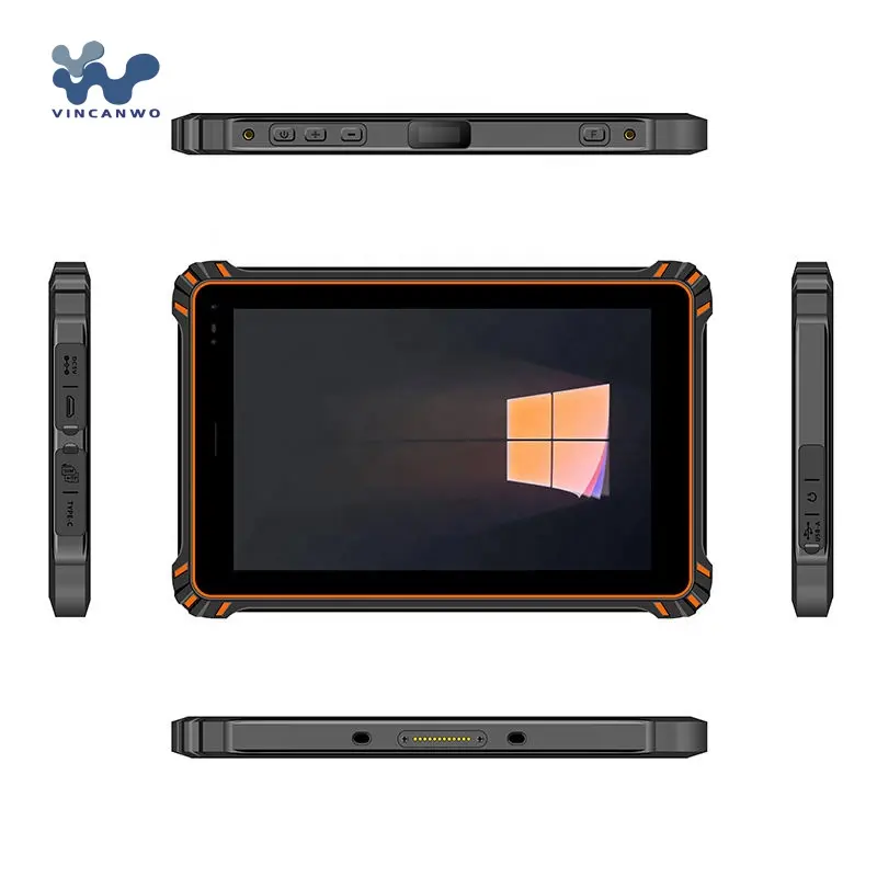 Vincanwo 8 inç endüstriyel sağlam tablet pc,10.1 inç sağlam tablet android, tıbbi amaçlı su geçirmez sağlam tablet