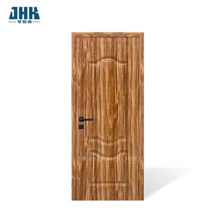 Film PVC UPVC-09 portes intérieures modernes porte en bois UPVC salle de bain porte en plastique bonne qualité
