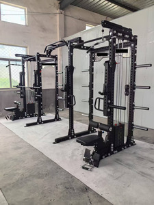 Commercial multifonctionnel puissance Squat Rack câble croisé Lat Pulldown faible rangée Machine d'entraînement broche chargée <span class=keywords><strong>musculation</strong></span> - Product Image 4