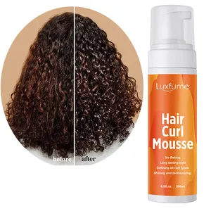 Bellezon Coconut Curl Mousse Private Label Natural Shea Butter Hair Mousse Styling Foam Curly Mousse