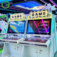 Machine d'arcade 2 joueurs en promotion – Écran 32 pouces |   Bornes d'arcade rétro à pièces de monnaie pour salle de jeux, centre commercial