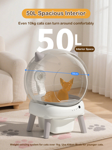 <span class=keywords><strong>Bac</strong></span> à <span class=keywords><strong>Litière</strong></span> Automatique et Intelligente pour Chats avec Nettoyage Automatique et Désodorisation - Product Image 4