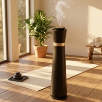 Diffuseur d'huiles essentielles en aluminium au design spécial, grande capacité, diffuseur d'arômes en forme de tour, machine à parfum pour hôtel, pour l'hygiène