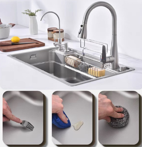 Grand évier en acier inoxydable <span class=keywords><strong>à</strong></span> <span class=keywords><strong>fente</strong></span> unique Évier en acier inoxydable 304 Bassin de lavage de légumes de cuisine <span class=keywords><strong>Piscine</strong></span> de lavage de légumes - Product Image 5