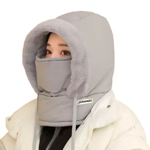 หมวก Jianmei Winter 3 in 1 พร้อมหน้ากากและผ้าพันคอ กันลม อุ่นหนา มีฮู้ด สำหรับปั่นจักรยานกลางแจ้ง ใช้ได้ทั้งชายและหญิง - Product Image 5