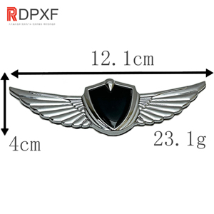Autocollant de <span class=keywords><strong>logo</strong></span> d'aile en caoutchouc flexible pour voitures, autocollant stéréoscopique 3D personnalisé pour la modification de la carrosserie latérale arrière, style sportif, autocollant de <span class=keywords><strong>logo</strong></span> de <span class=keywords><strong>voiture</strong></span> - Product Image 4