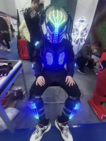 Ropa LED para Cosplay, Traje de Robot LED Luminoso para Bailarines, Actuaciones en Bares, Fiestas y Escenarios