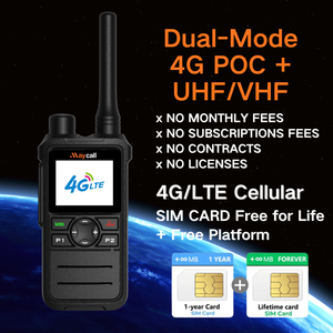 Walkie Talkie Maycall MY-678 4G POC con PTT Global, Resistente al Agua IP65, Batería de 2500-3000mAh, Uso Duradero para Seguridad en Camiones - Product Image 1
