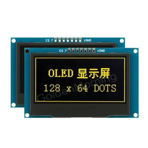 Yellow Color SPD0301 SSD1309 2.4'' 242 Zoll 128x64 OLED 2.42 Inch OLED Display Module