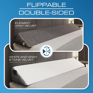 Coussin de lit en mousse à mémoire de forme en fibre de bambou King Size pour combler l'espace de <span class=keywords><strong>la</strong></span> tête de lit, idéal pour le camping et le soutien du cou - Product Image 6