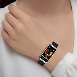 Forwelleny braccialetto sportivo di ricambio Correa Nylon Loop cinturino accessori per <span class=keywords><strong>Huawei</strong></span> Band 10 <span class=keywords><strong>9</strong></span> 8 Smart Watch cinturini - Product Image 4